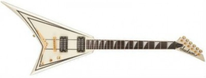 JACKSON PRO SERIES RRT-3 IVORY W BLACK PINSTRIPES